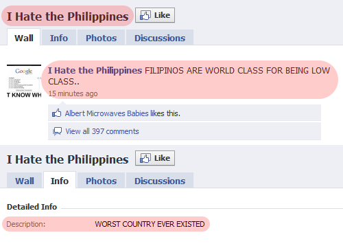 hate the philippines