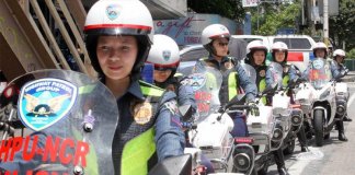 Girlfriend material enforcers in EDSA