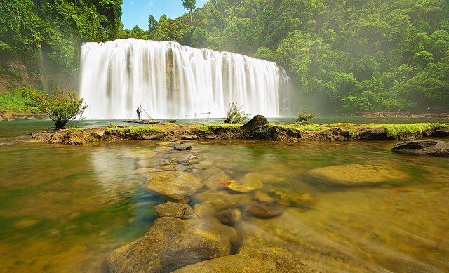 Tinuay Falls one of the biggest tourist attractions in the Bislig Area